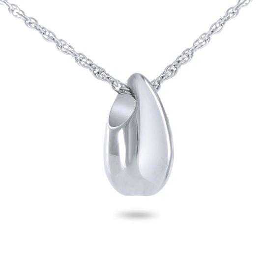 Steel Teardrop Pendant Urn